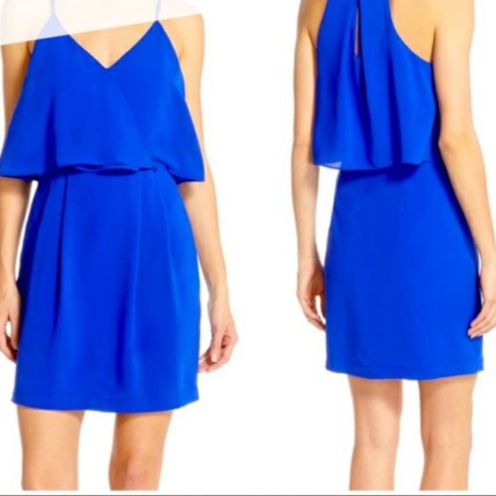 Adelyn Rae cobalt blue tiered top dress. Worn once.